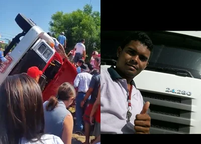 Caminhoneiro morre ao derrubar poste de alta tensão em Coivaras
