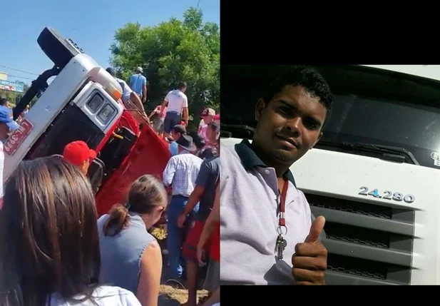 Caminhoneiro morre ao derrubar poste de alta tensão em Coivaras