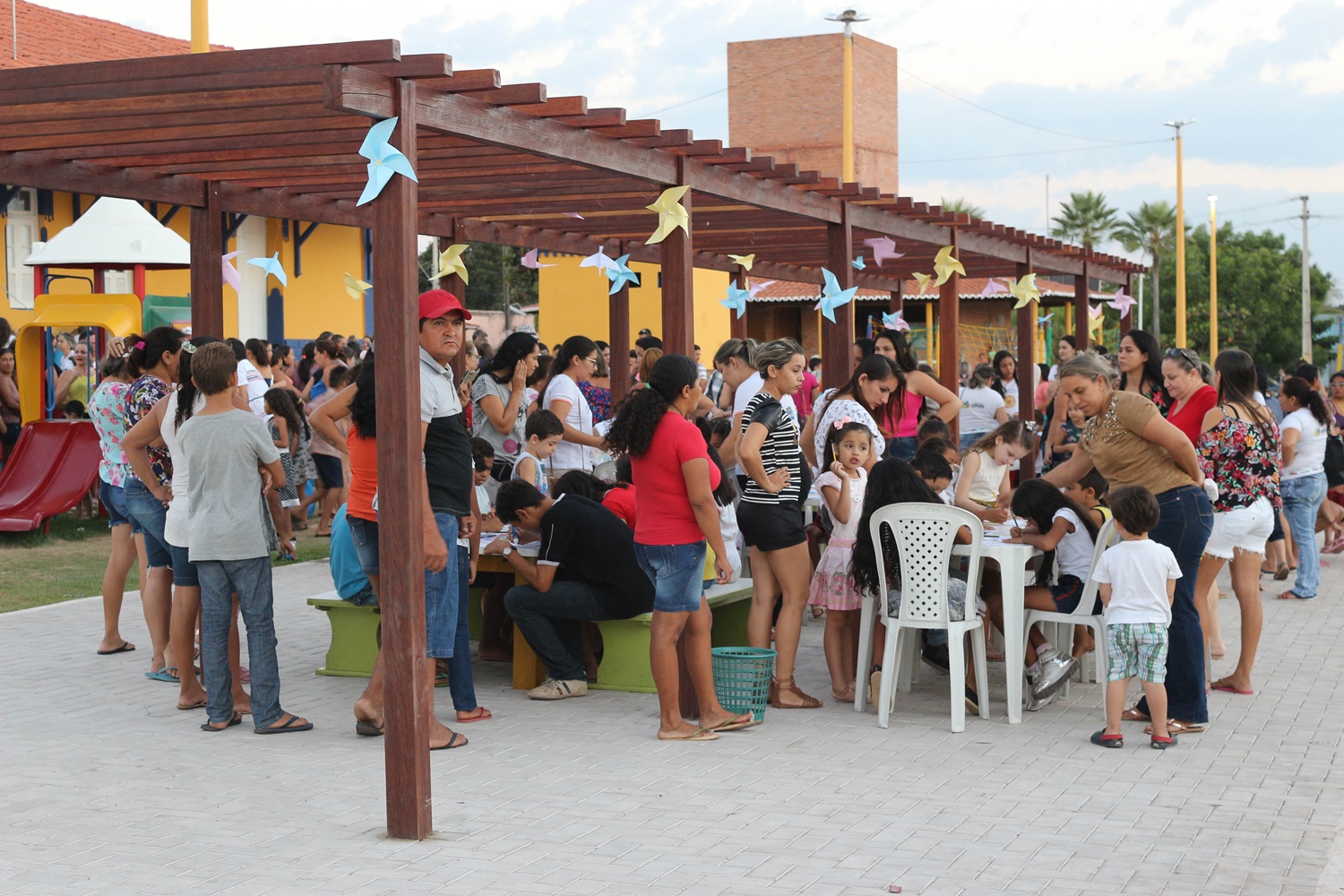 Atividades realizadas no Complexo de Lazer e Cultura, em Cocal