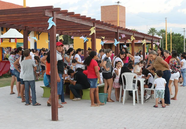 Atividades realizadas no Complexo de Lazer e Cultura, em Cocal