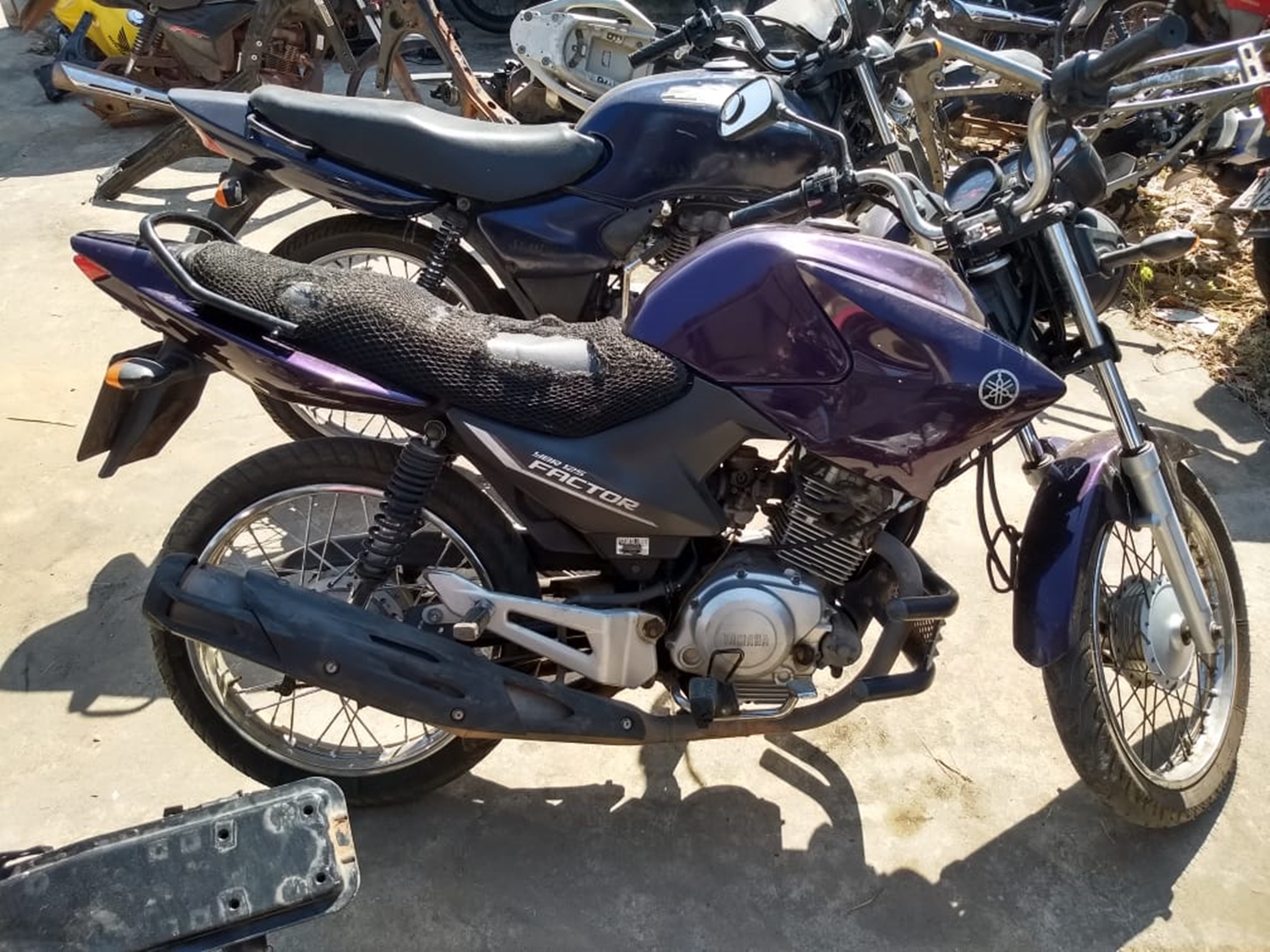 Moto recuperada pelo Rone