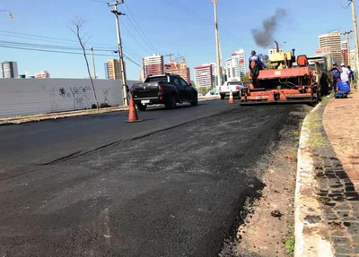 Prefeitura inicia recapeamento das alças da Ponte Juscelino Kubitschek