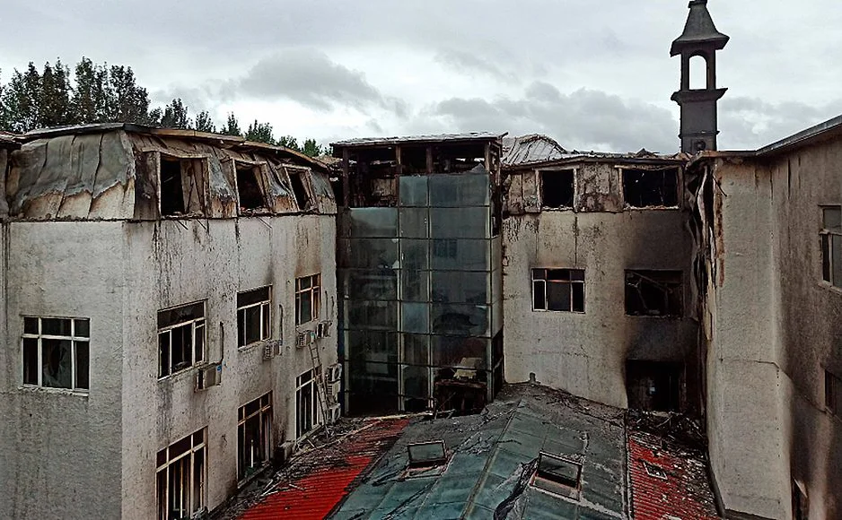 Incêndio na China