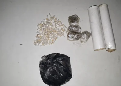 Material apreendido pela PM
