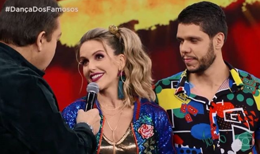Mariana Ferrão durante o quadro Dança dos Famosos 