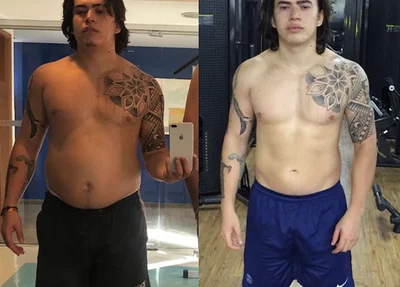 Whindersson Nunes posta foto de antes de depois de emagrecer