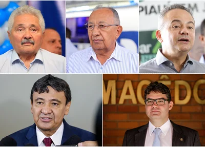 Elmano, Dr. Pessoa, Valter Alencar, Wellington e Luciano