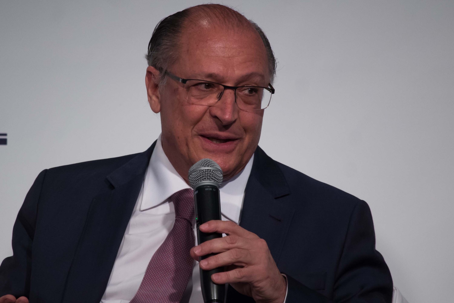 Geraldo Alckmin durante reunião em São Paulo
