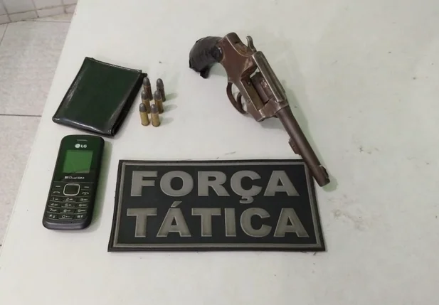 Arma usada pelos acusados