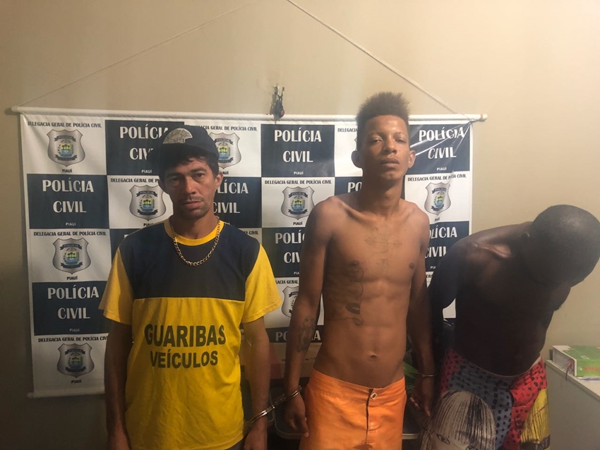 Três homens são presos por furta a antiga delegacia de Picos