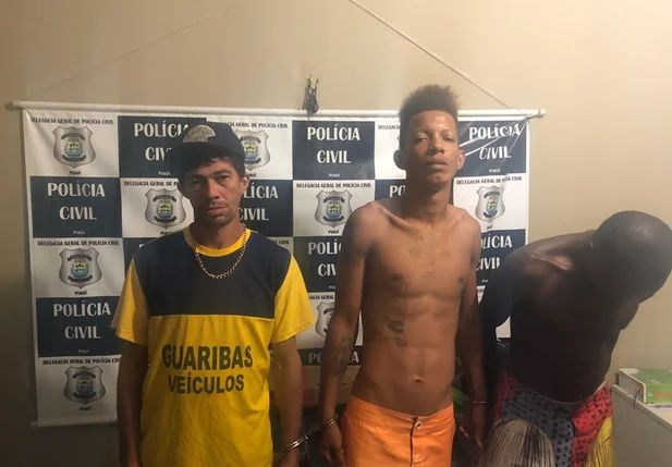 Três homens são presos por furta a antiga delegacia de Picos