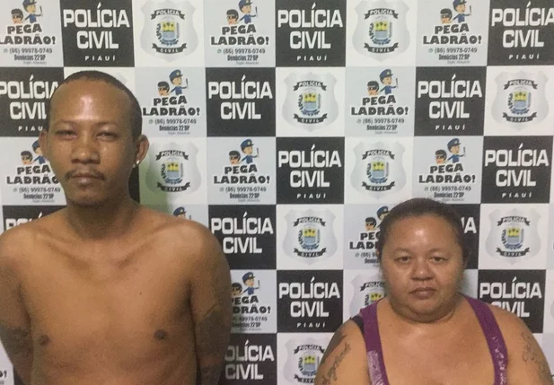 Casal foi preso no Parque Brasil