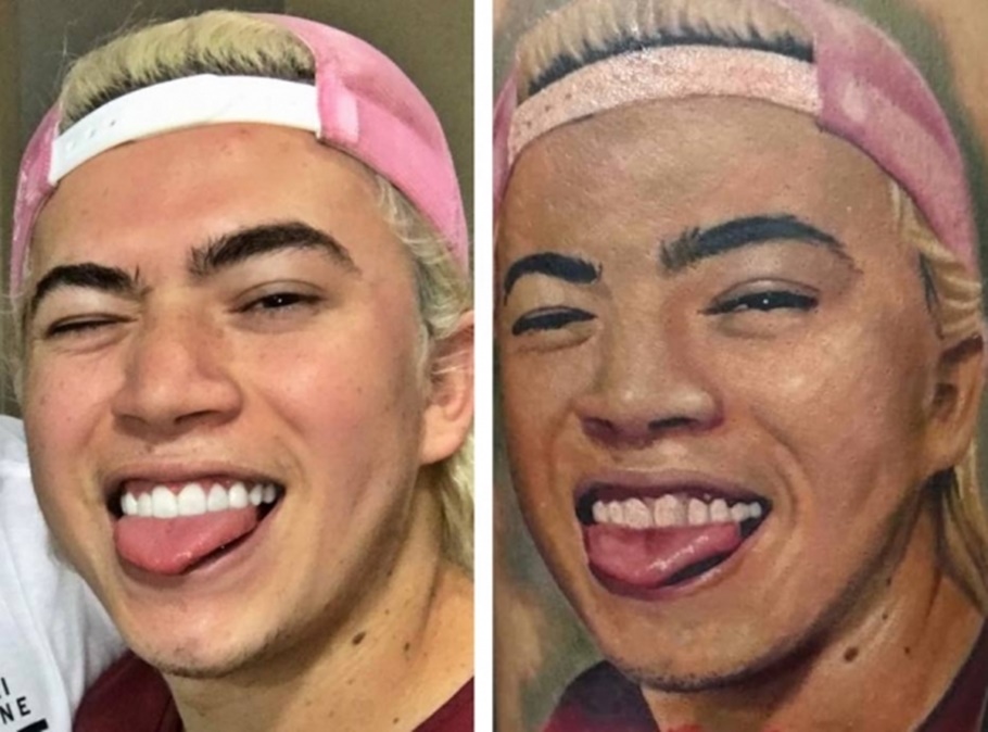 Fã faz tatuagem com o rosto de Whindersson Nunes