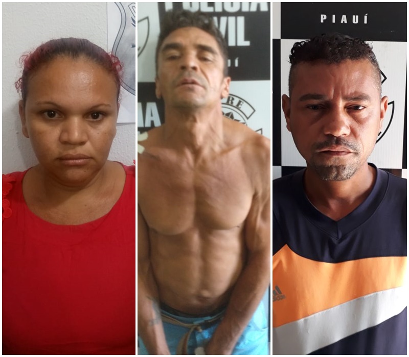 Presos durante a ação policial