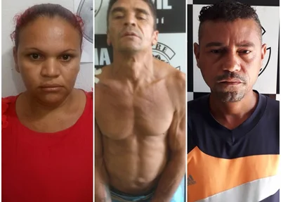 Presos durante a ação policial