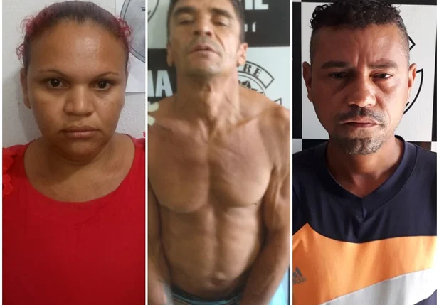 Presos durante a ação policial