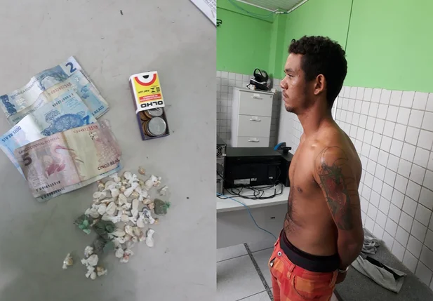 Homem é preso por tráfico de drogas em Teresina