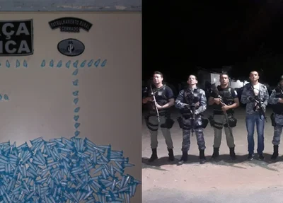 PM de Paulistana apreende 518 pinos de cocaína