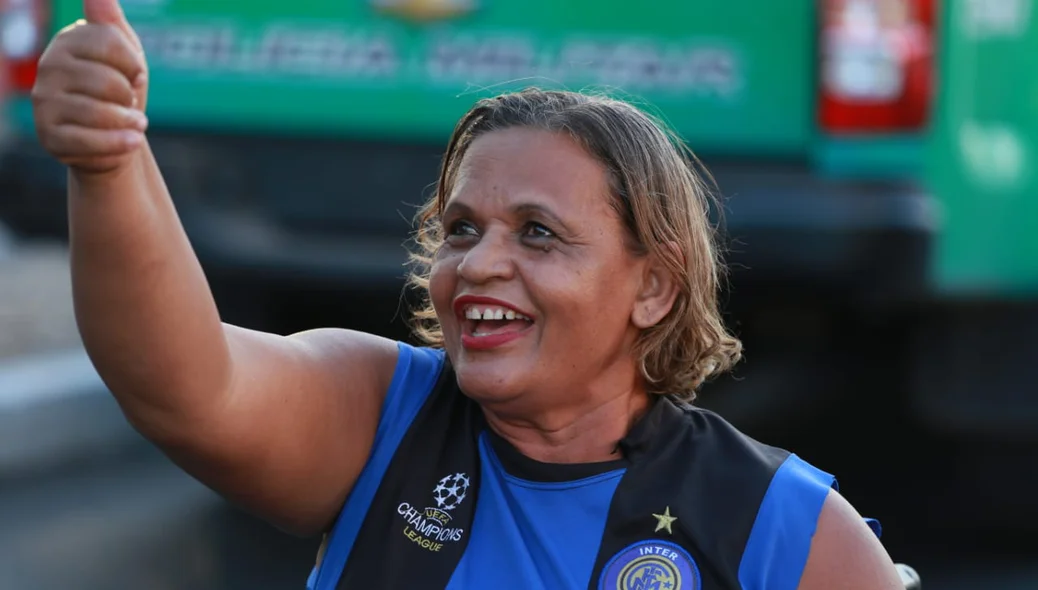 A cadeirante Maria José Alves participa há 17 anos da Parada da Diversidade