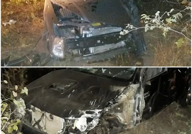 Veículos envolvidos no acidente