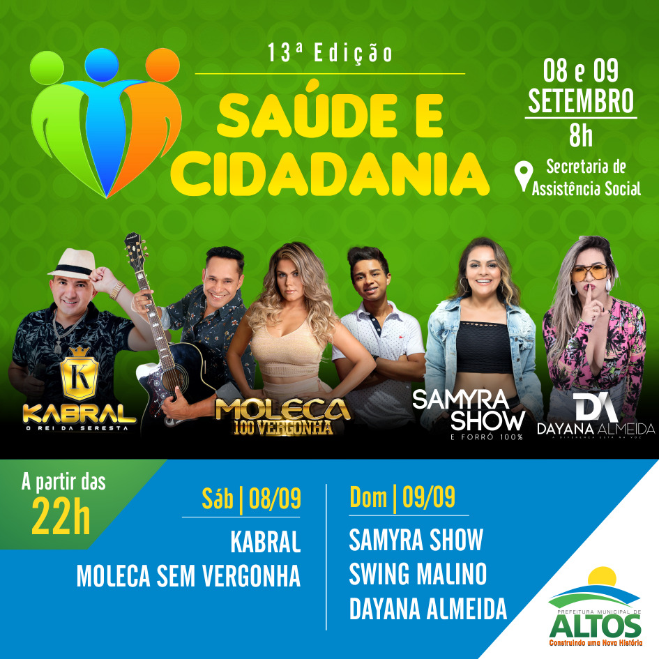 Apresentações culturais em Altos