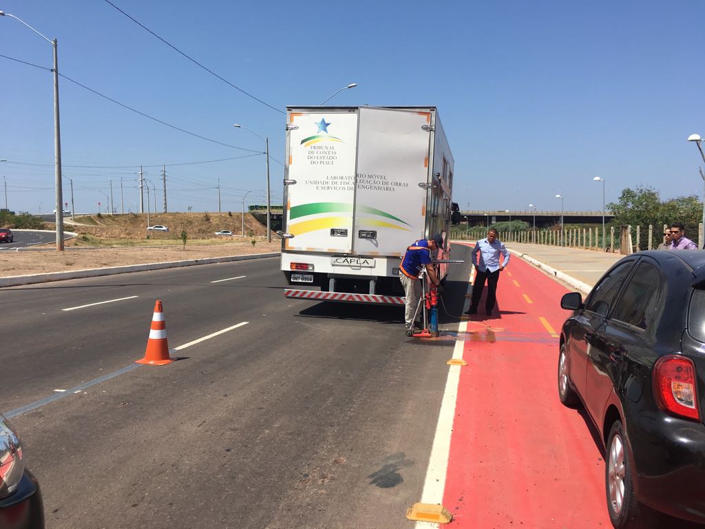 TCE-PI realiza auditoria na Avenida Padre Humberto Pietrogrande