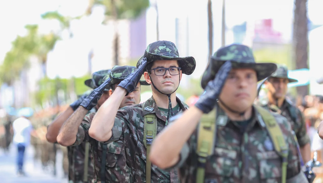 Exército no desfile de 7 de setembro