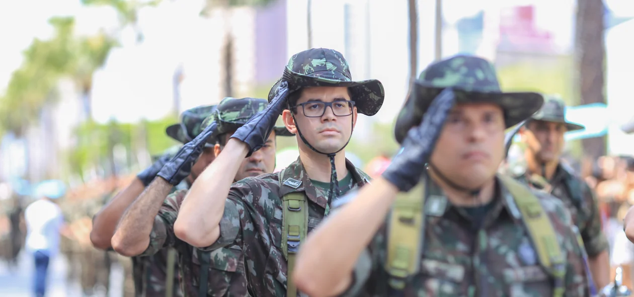 Exército no desfile de 7 de setembro