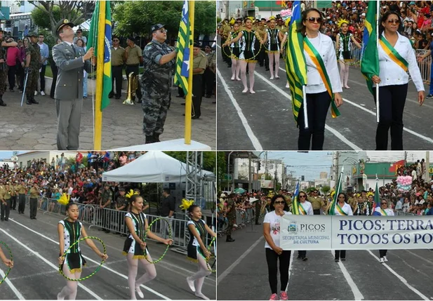Multidão prestigia desfile de 7 de setembro em Picos