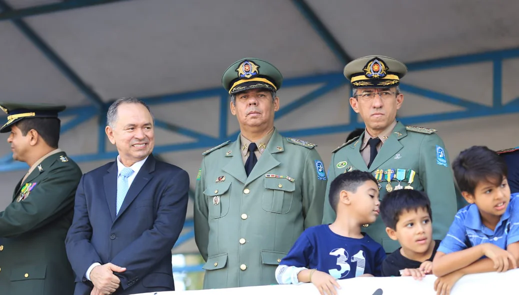 O comandante da PM-PI esteve presente na solenidade
