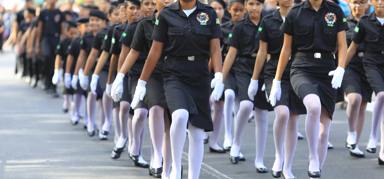 O desfile é realizado em comemoração ao 196º Aniversário de Independência do Brasil