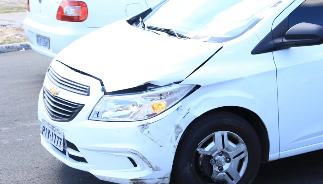Chevrolet Prisma após acidente