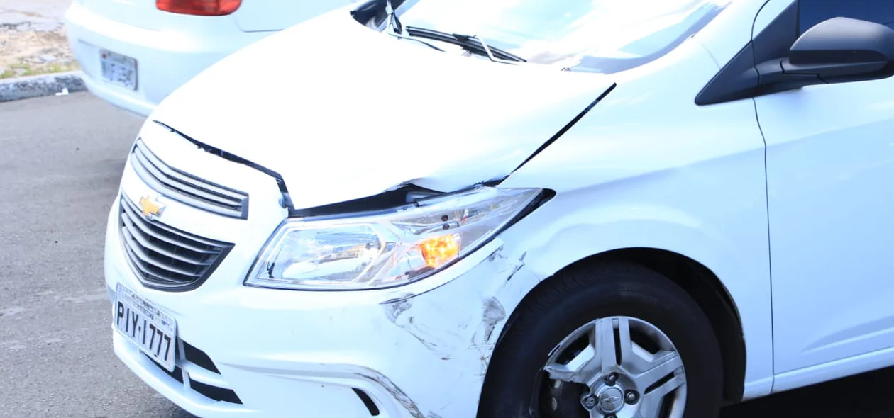 Chevrolet Prisma após acidente