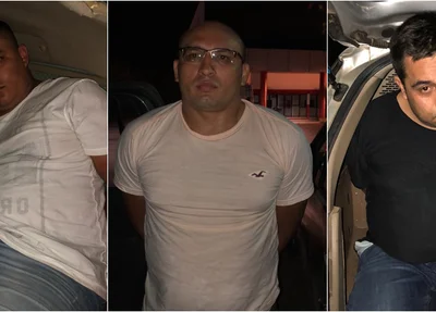 Homens presos na zona sul por roubo a veículos 