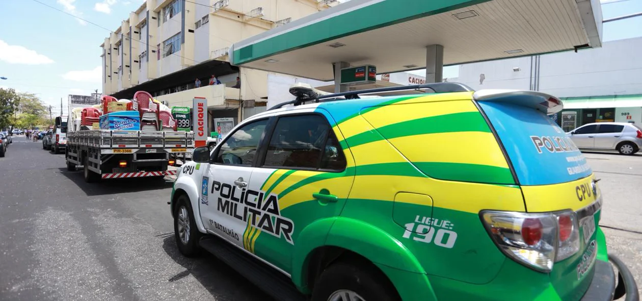 1° Batalhão da Polícia Militar esteve no local 
