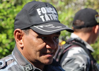 Major Wilton, comandante do 8º Batalhão da Polícia Militar