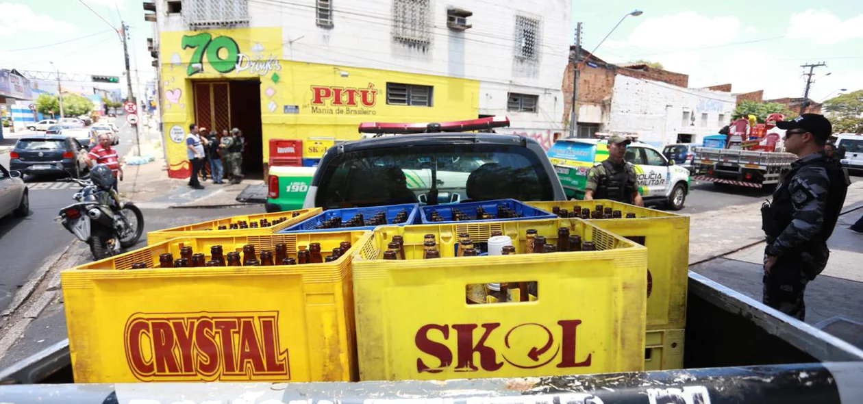 Polícia militar esteve no local
