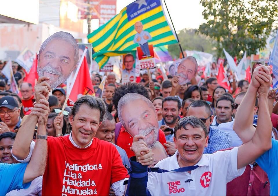 Wellington Dias com Fernando Haddad
