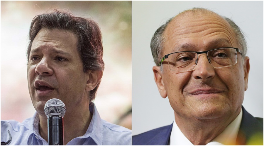 Fernando Haddad e Geraldo Alckmin