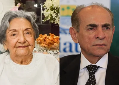 Senhora Clotilde e Marcelo Castro