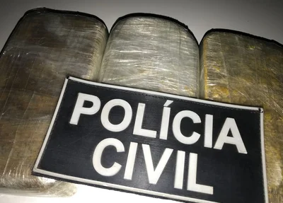 Droga análoga ao crack apreendida durante a operação