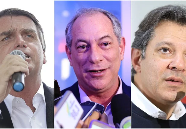 Bolosnaro, Ciro e Haddad