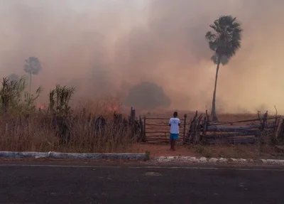 Incêndio em Santa Cruz do Piauí