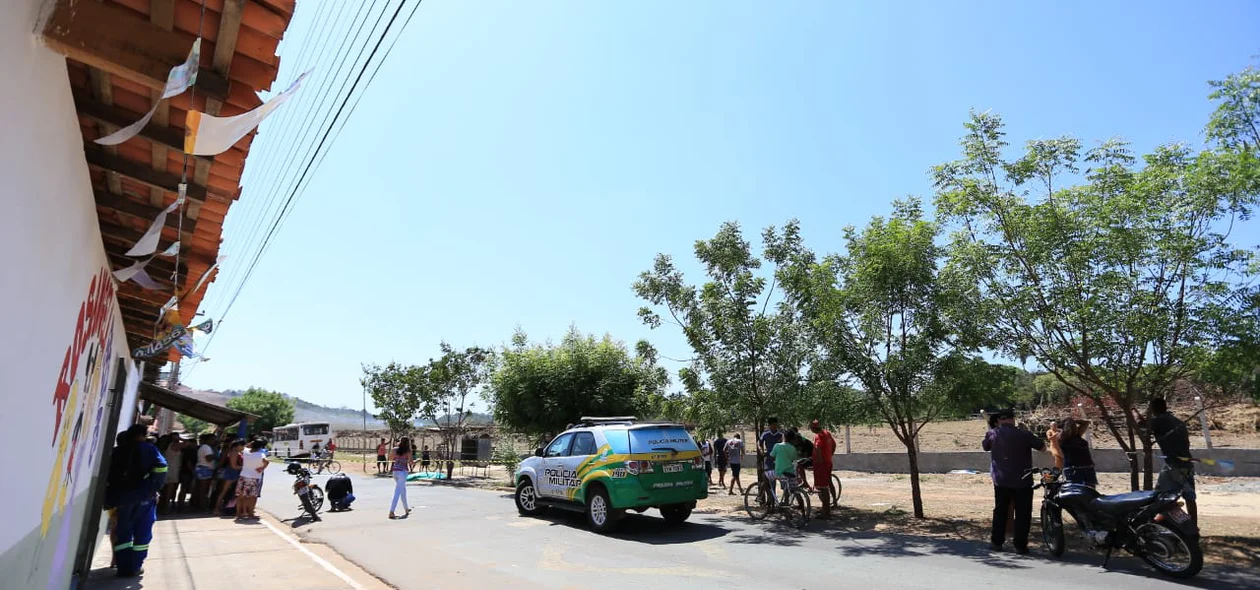 Local onde aconteceu o crime na zona sudeste 