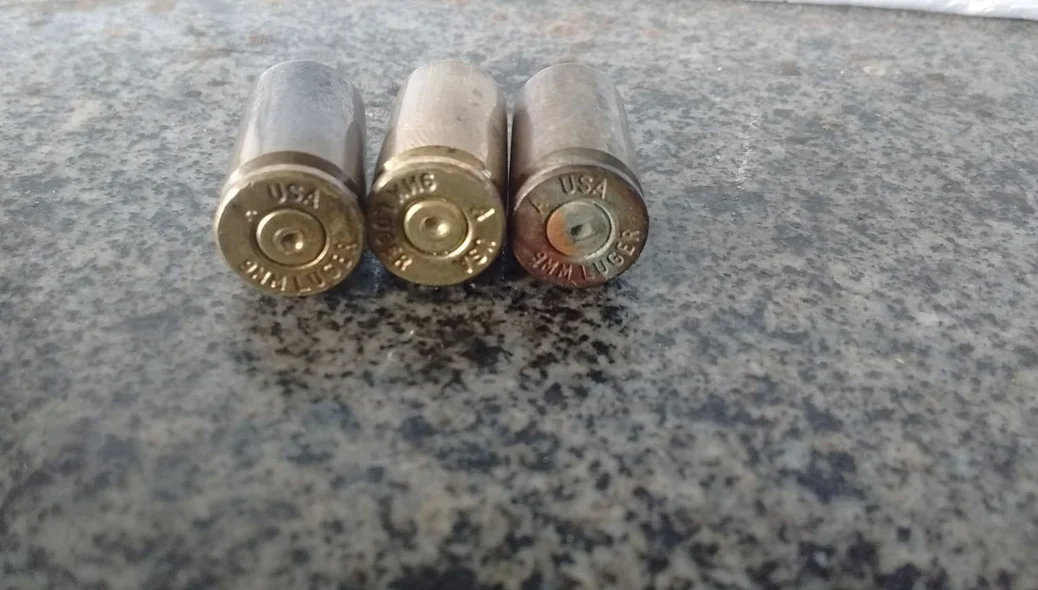 Munições deflagradas