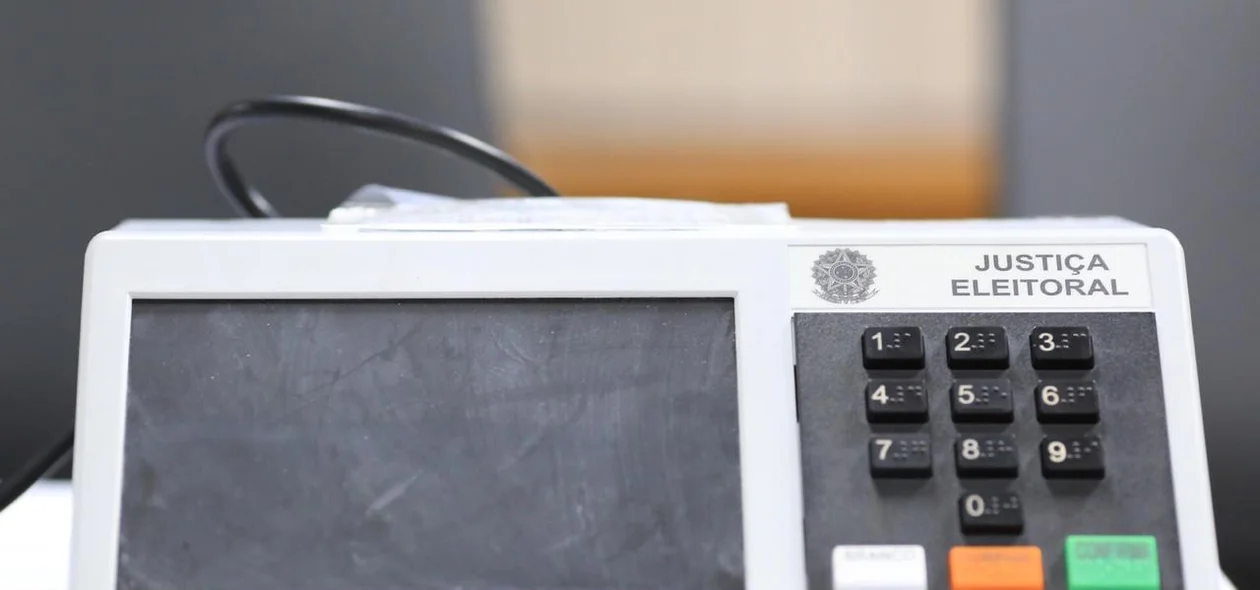 Urna eletrônica para votação nas eleições 2018