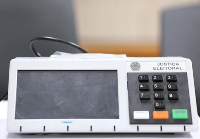 Urna eletrônica para votação nas eleições 2018