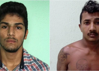 Jonatas e Rauellison presos em Parnaíba