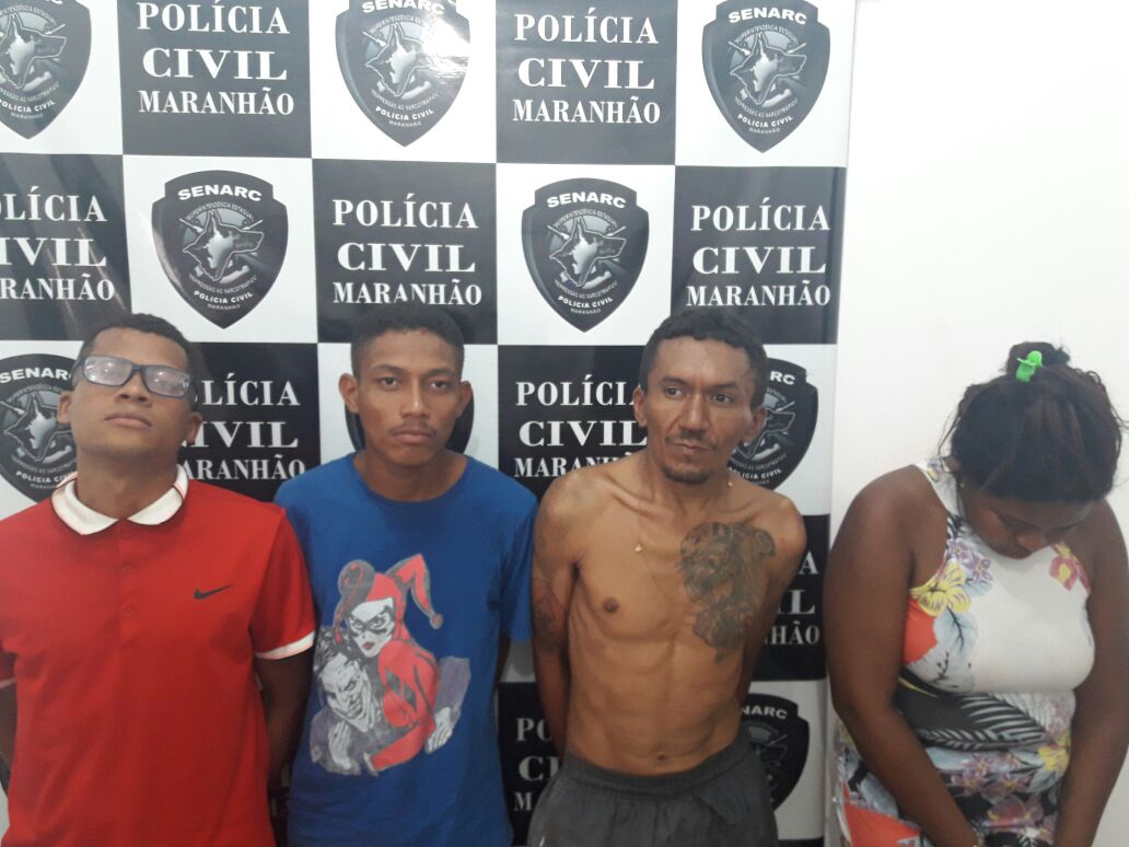 Presos ontem no Loteamento Boa Vista