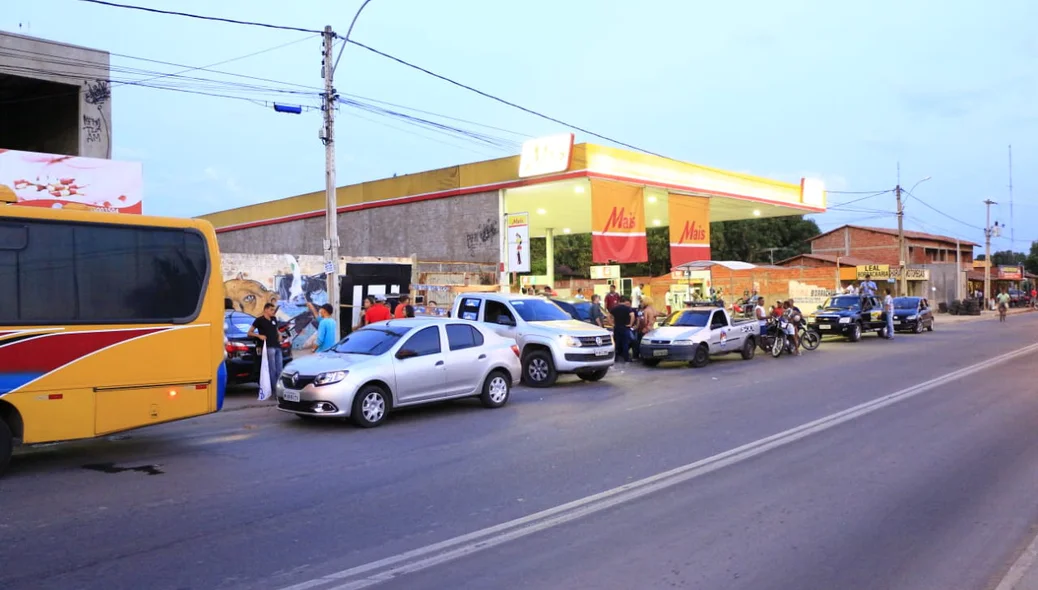 A carreata iniciou na Avenida Poty Velho